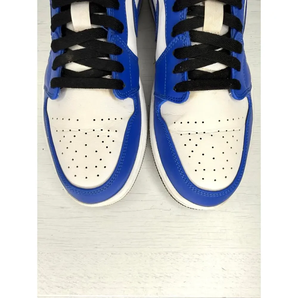 Nike Air Jordan 1 Low Game Royal 553558-124 Men’s Size 10 Blue White 2020